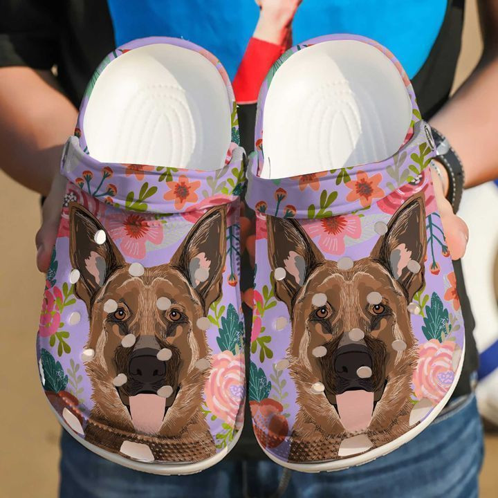 German Shepherd Cute Crocs Clog Shoes