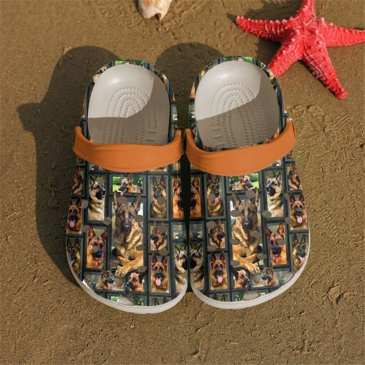 German Shepherd Pattern Crocs Classic Clogs Shoes