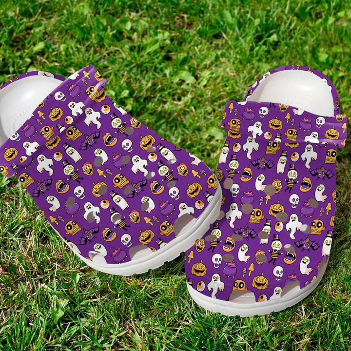 Ghost Halloween Crocs Classic Clogs Shoes