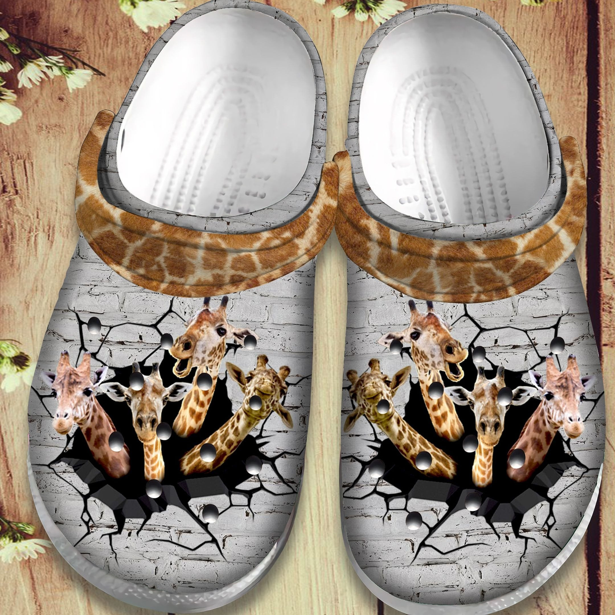 Giraffe Family Shoes Crocs Clogs Birthday Gift For Family Members