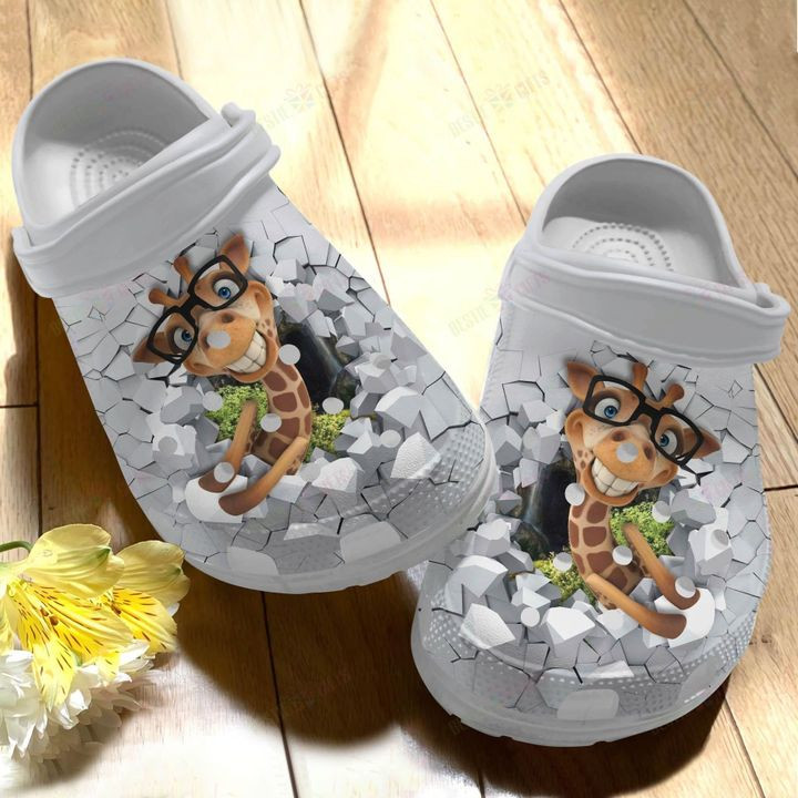 Giraffe Funny Giraffe Crocs Classic Clogs Shoes PANCR0453