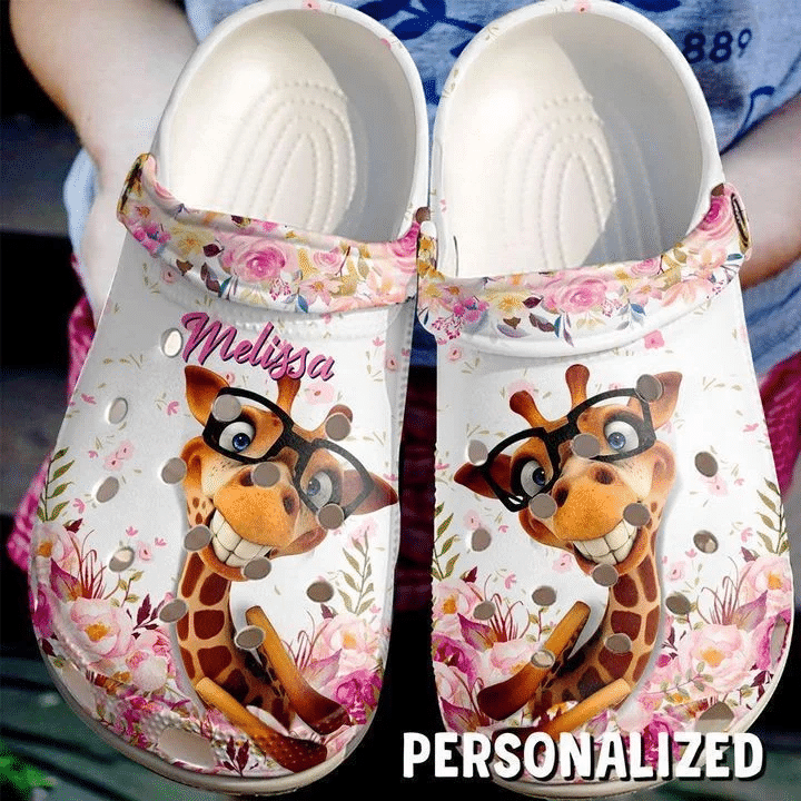 Giraffe Personalized Cute Crocs Clog Shoes