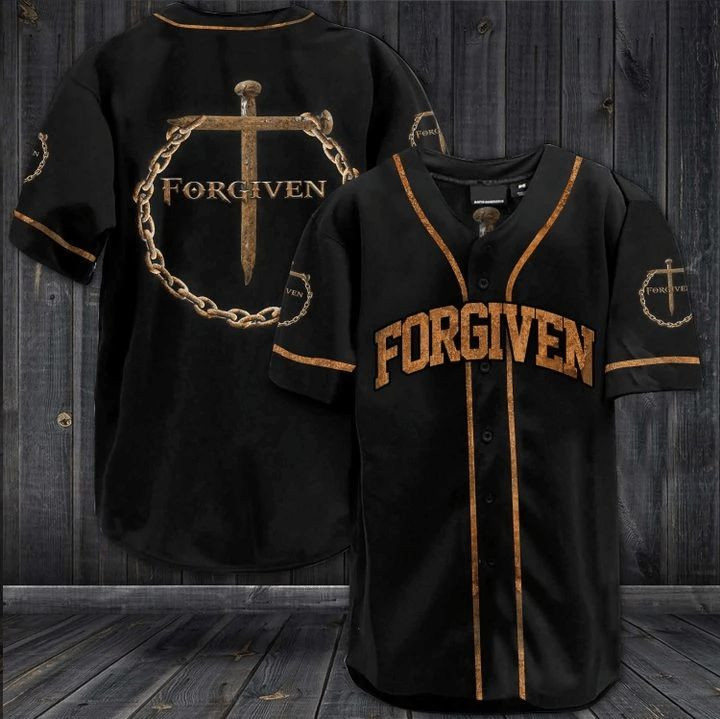 God Forgiven Gift For Lover Baseball Jersey, Unisex Jersey Shirt for Men Women