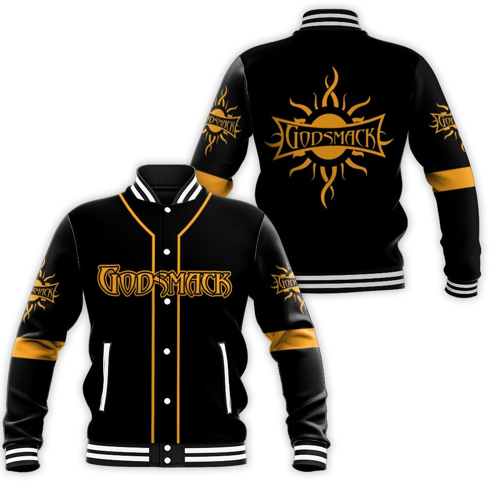 Godsmack Band Logo For Rock Music Fan Baseball Jacket for Men Women