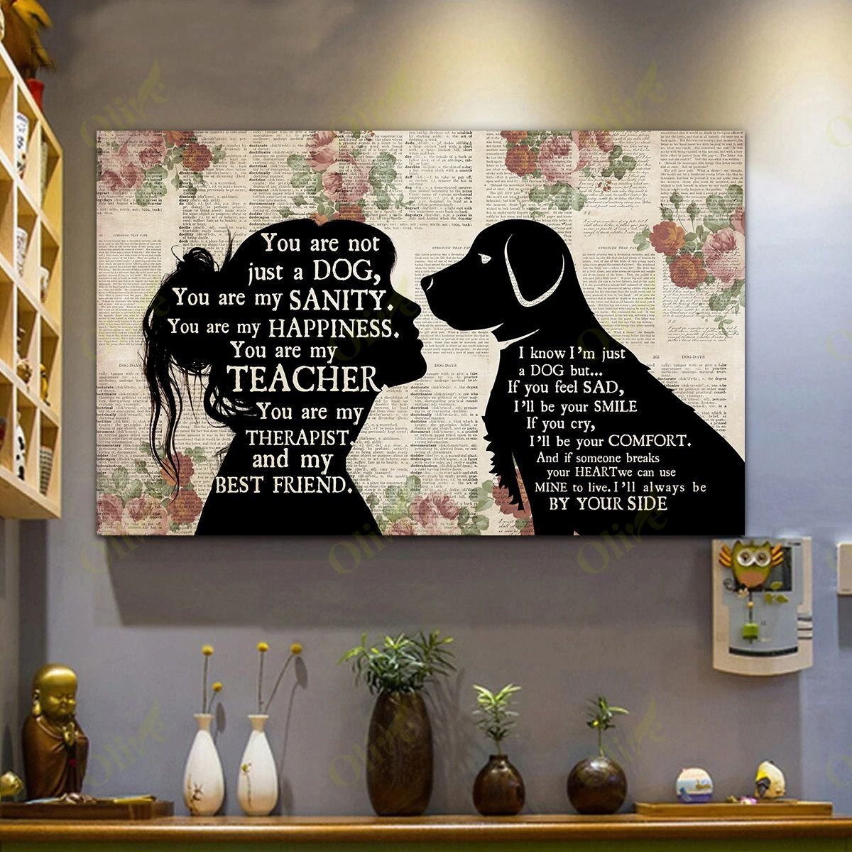 Golden Retriever - Always Be By Your Side Poster And Canvas Art Wall Decor