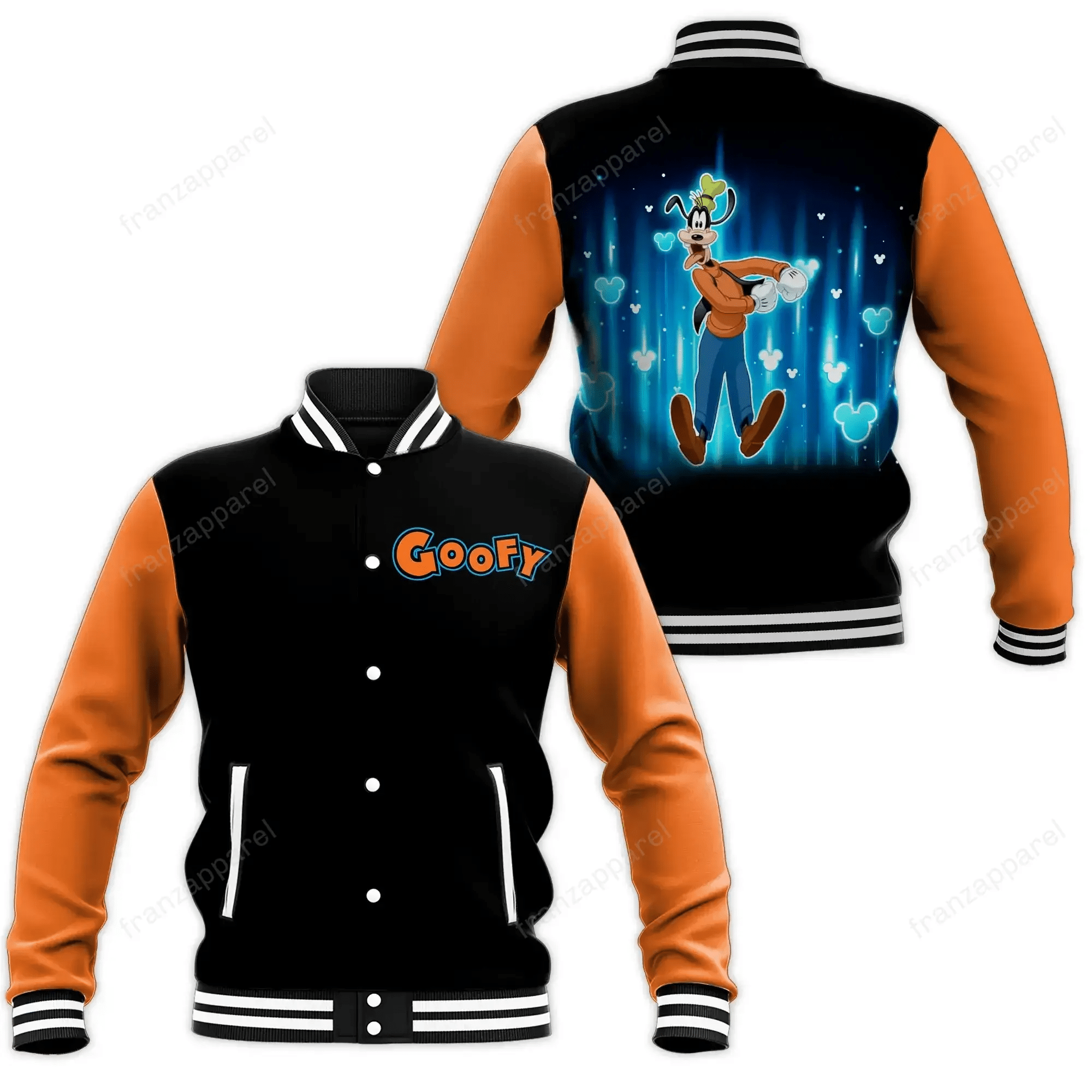 Goofy Baseball Jacket 19 Personalized 3d Baseball Jersey for Men Women