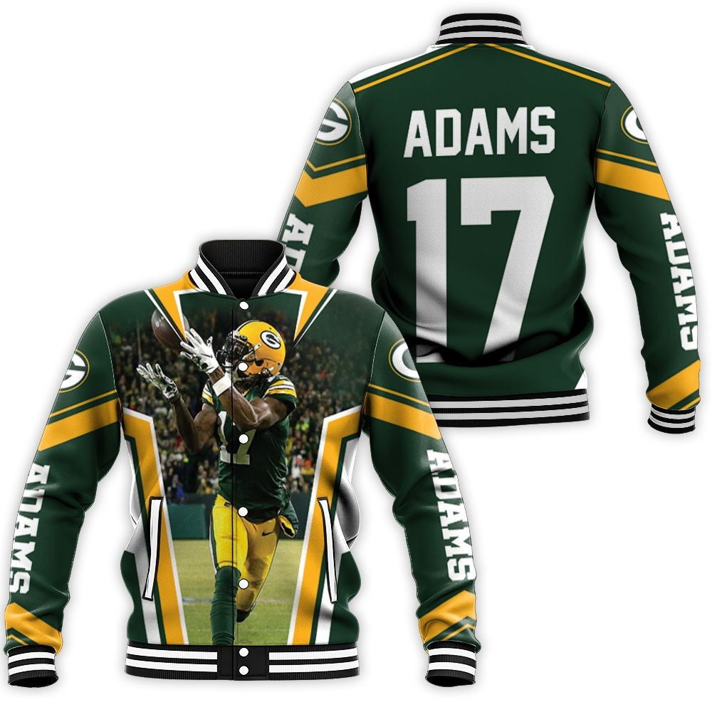 Green Bay Packer Davante Adams Legendary Baseball Jacket for Men Women