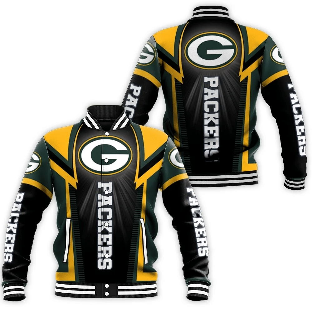 Green Bay Packers For Fans Baseball Jacket for Men Women