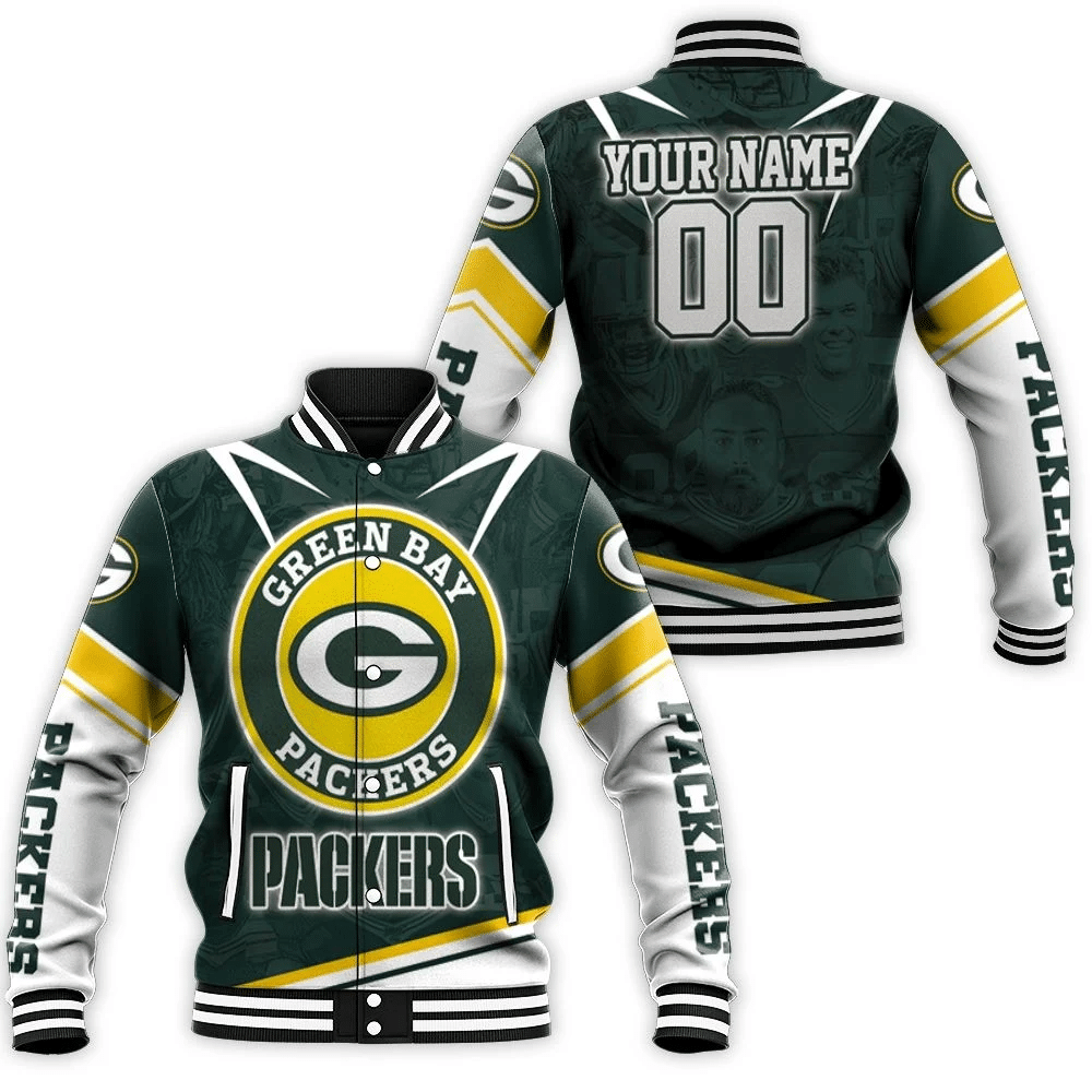 Green Bay Packers Legend Thanks Nfl Champion Personalized Baseball Jacket for Men Women