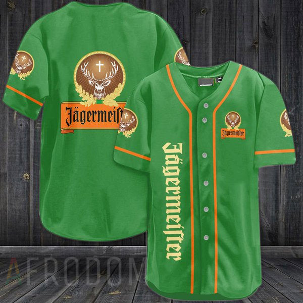 Green Jagermeister Baseball Jersey