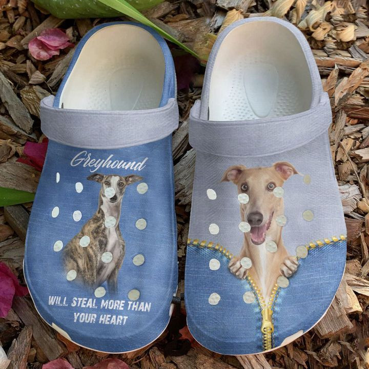 Greyhound Love Crocs Classic Clogs Shoes