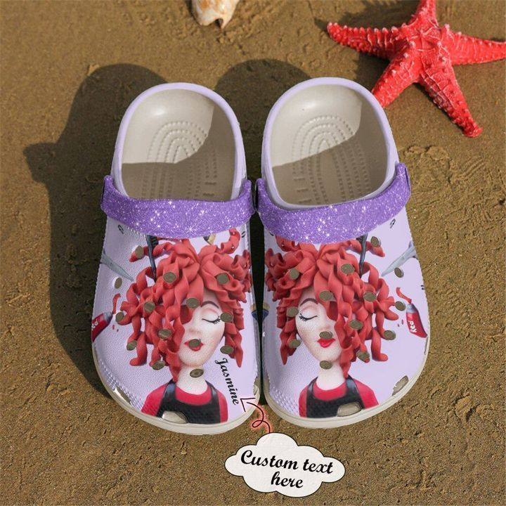 Hairstylist Personalized Hair Hustler Crocs Clog Shoes