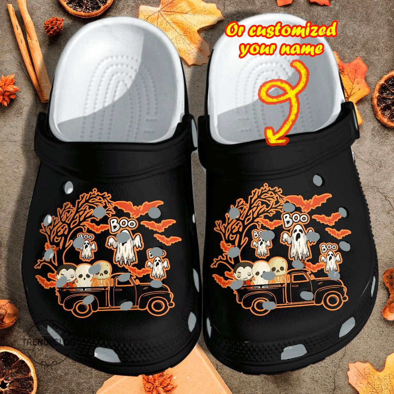 Halloween Crocs - Personalized Halloween Driving Monsters Clog Shoes