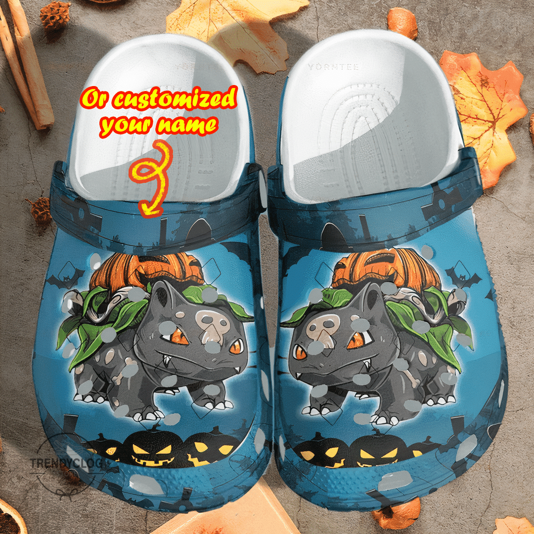 Halloween Crocs - Personalized Pumpkin Halloween Clog Shoes