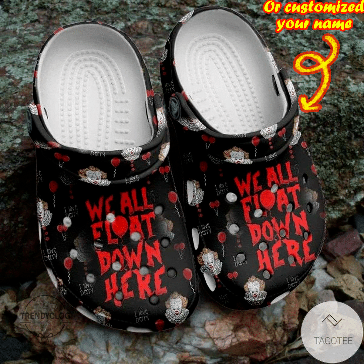 Halloween Crocs - Personalized We All Float Down Here CLog Shoes