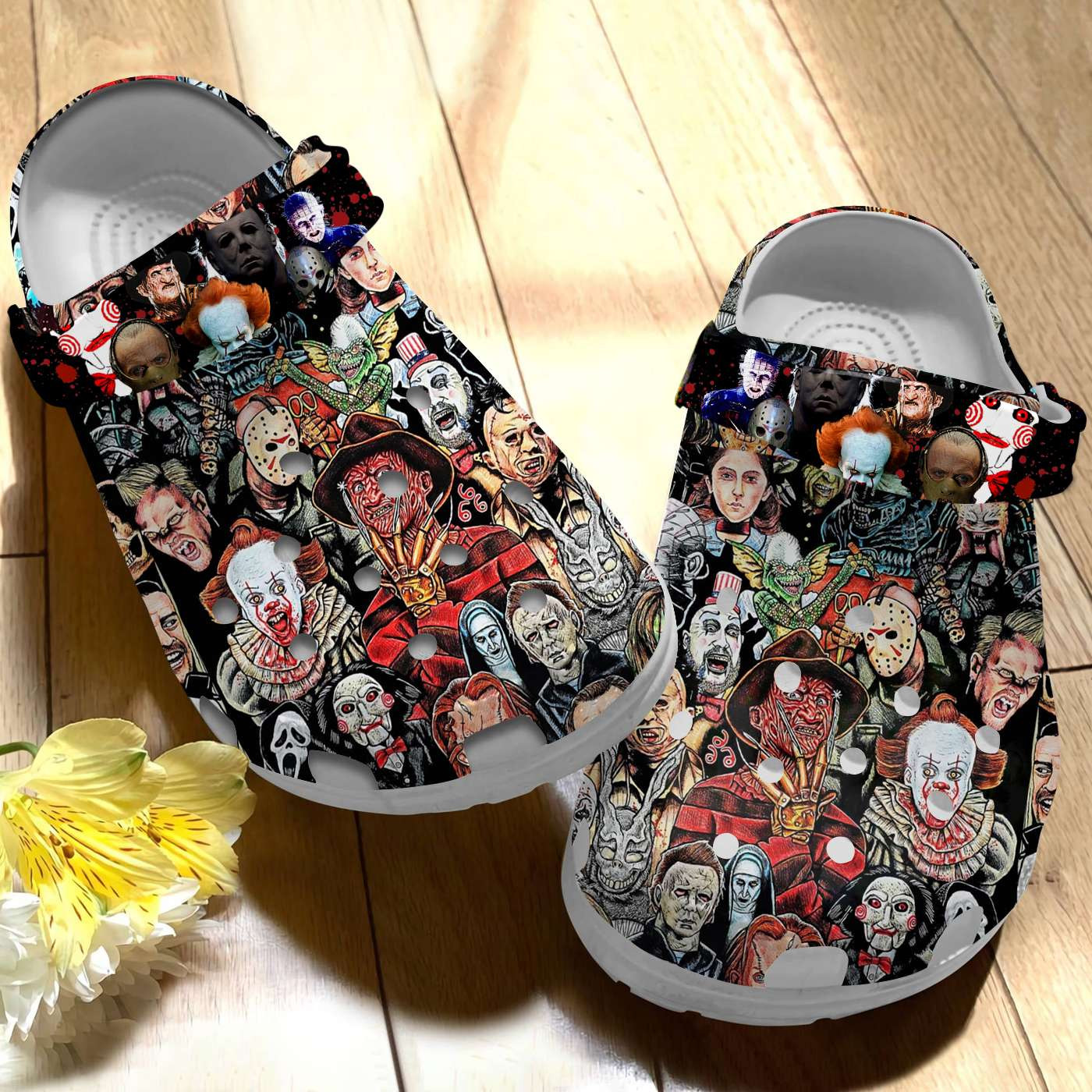 Halloween Just A Girl Who Loves Horror Movies Character Crocs Crocband Clogs