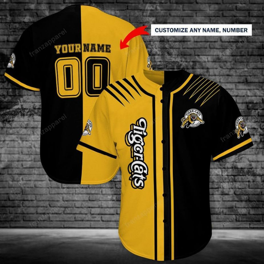 Hamilton Tiger Cats Personalized Baseball Jersey Shirt 154