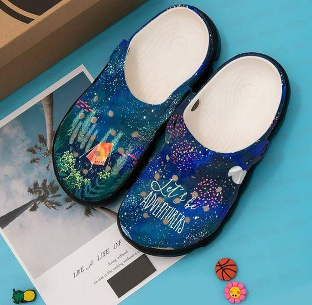 Happy Tropical Forest Campers Personalized 8 Gift For Lover Rubber Crocs Clog Shoes Comfy Footwear