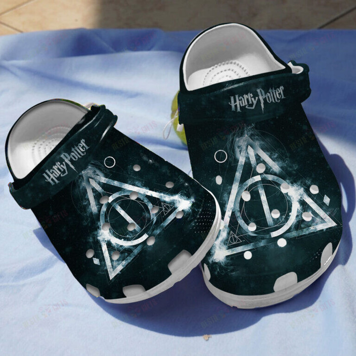 Harry Potter The Deathly Hallows Crocs Classic Clogs Shoes