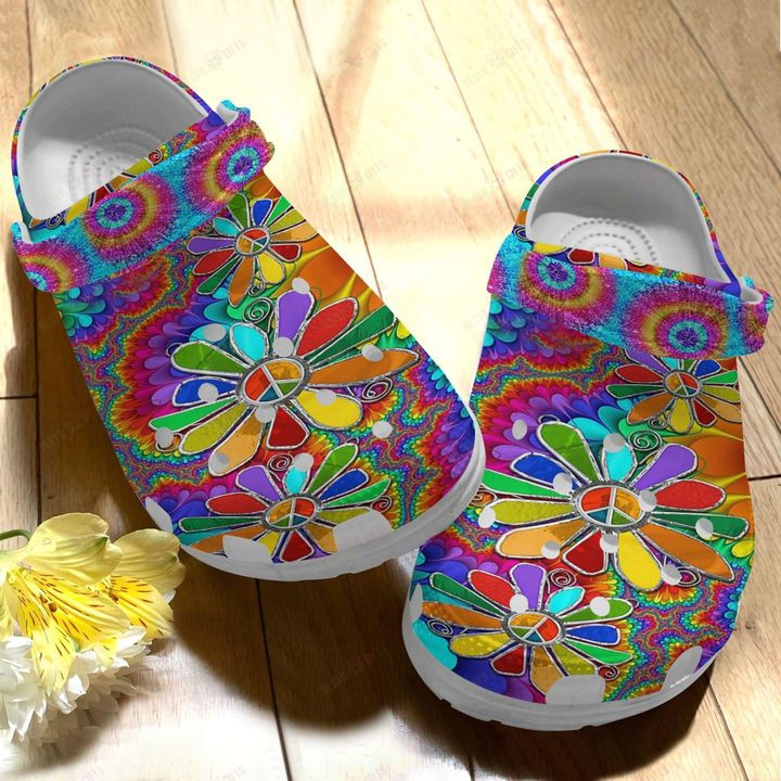 Hippie Crocband Clog A Beautiful Picture Crocs Classic Clogs Shoes