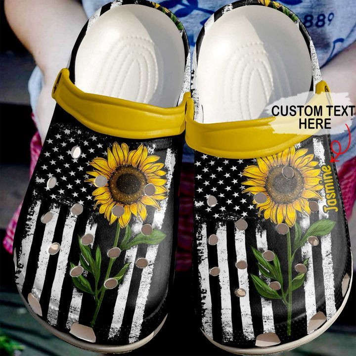 Hippie Crocs - Hippie Personalized Flower Girl Crocs Clog Shoes For Men And Women