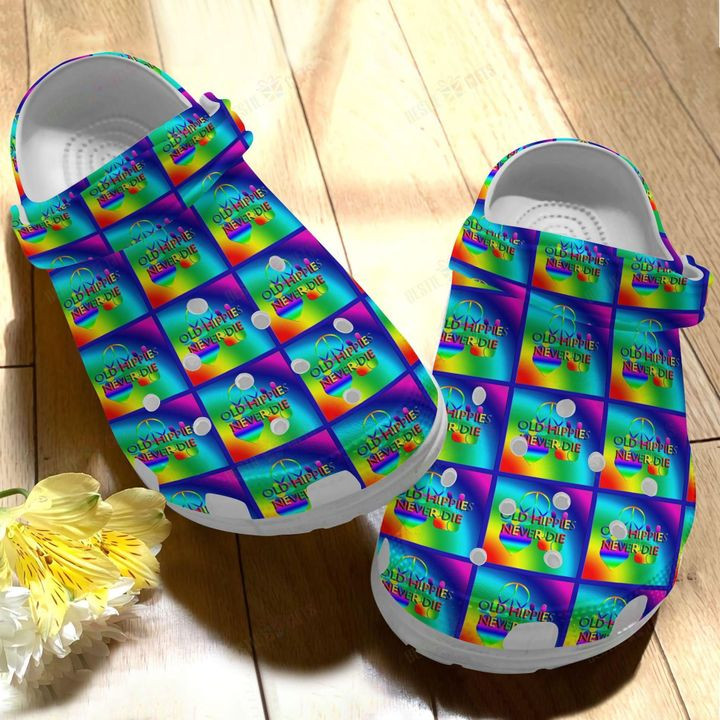 Hippie Forever Crocs Classic Clogs Shoes