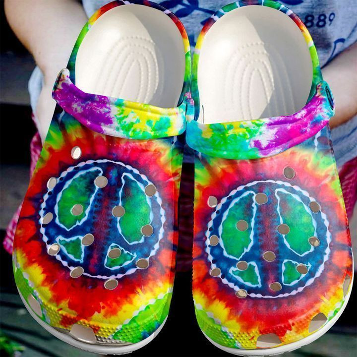 Hippie Life Crocs Clog Shoes