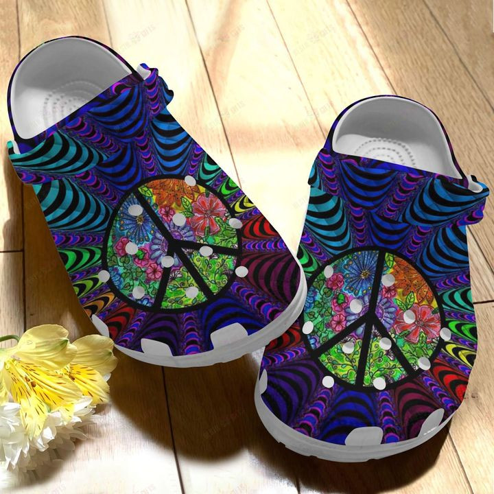 Hippie Lover 85 Crocs Classic Clogs Shoes