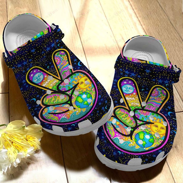 Hippie Lover 90 Crocs Classic Clogs Shoes