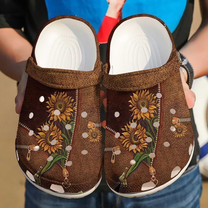Hippie Sunflower Lover Crocs Clog Shoes
