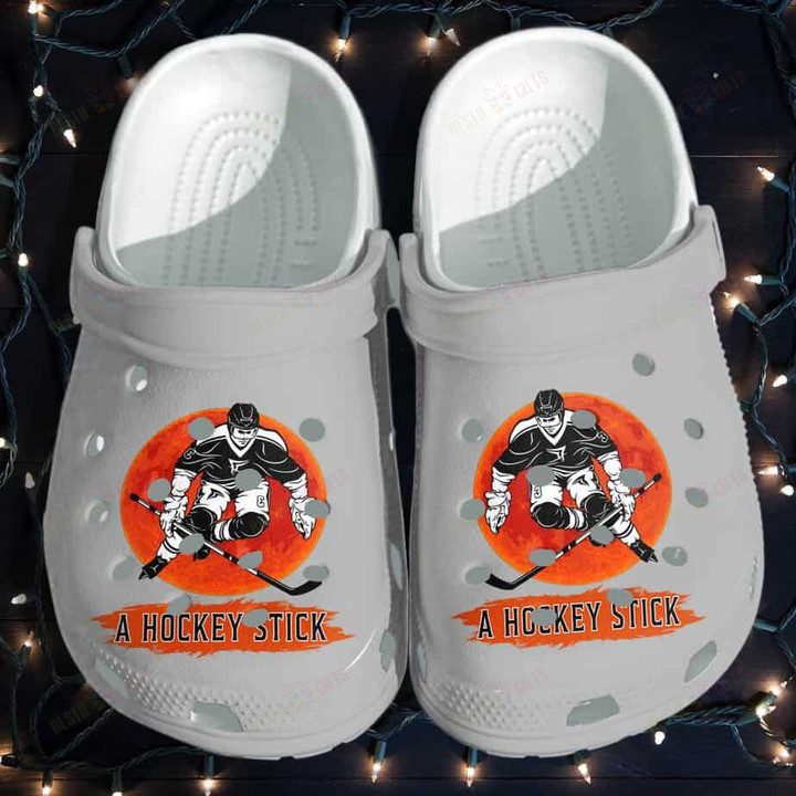 Hockey Stick Crocs Classic Clogs Shoes