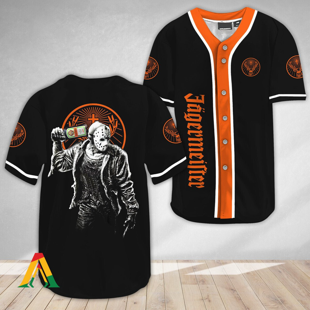 Horror Jason Voorhees Jagermeister Baseball Jersey