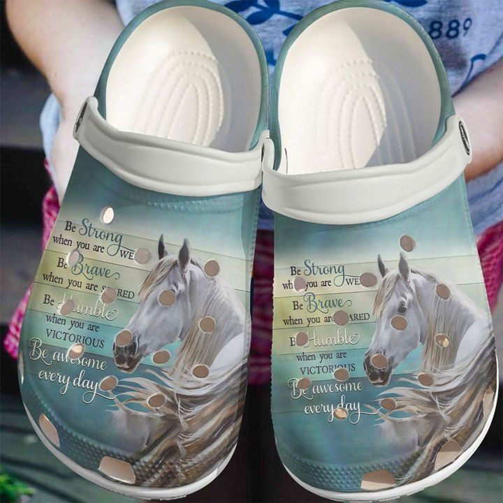 Horse Be Awesome Everyday Crocs Clog Shoes