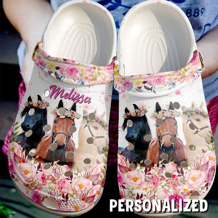 Horse Crocs - Personalized Life Is Better With Horses Clog Shoes For Men And Women