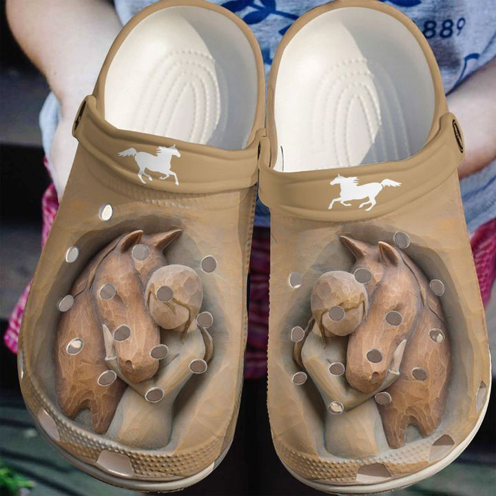 Horse Girl Loves Horses Crocs Classic Clogs Shoes