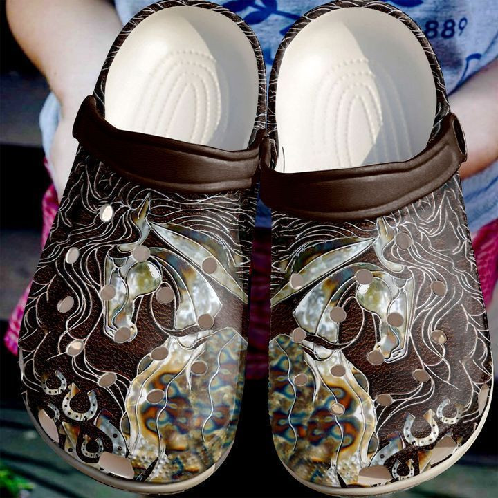 Horse Gorgeous Crocs Clog Shoes