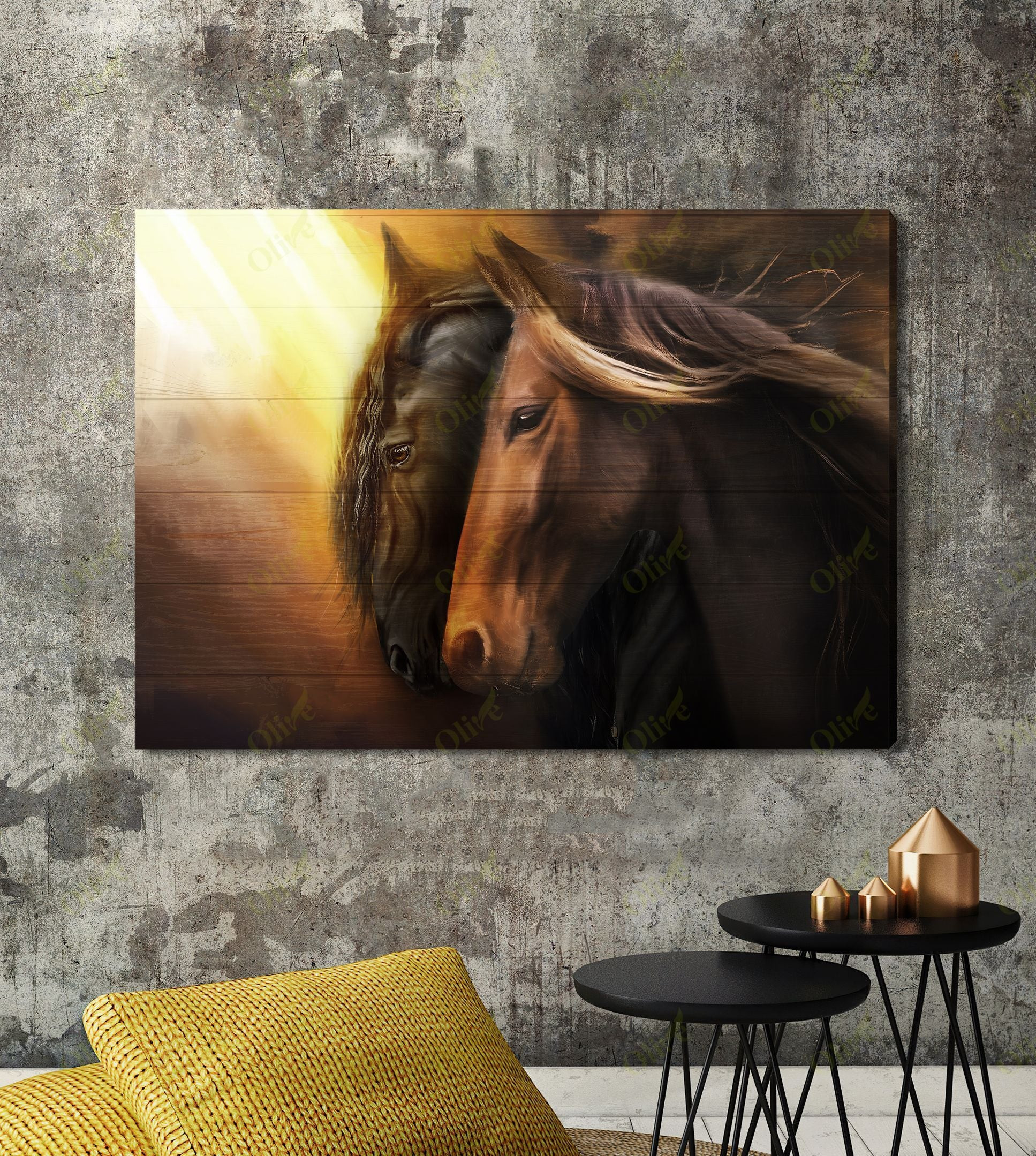 Horse - Reflection Canvas Horse Poster And Canvas Art Wall Decor