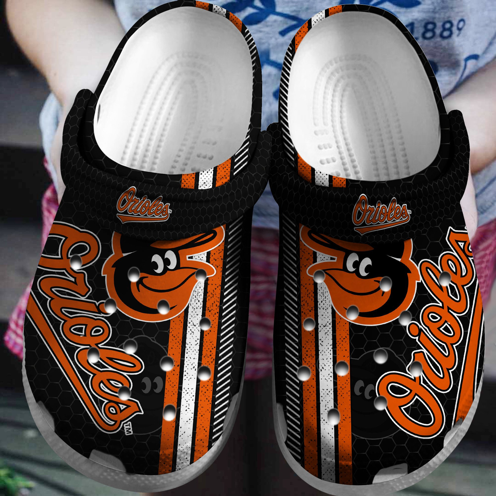 Hot Mlb Team Baltimore Orioles Orange-Black Crocs Clog Shoesshoes Trusted Shopping Online In The World