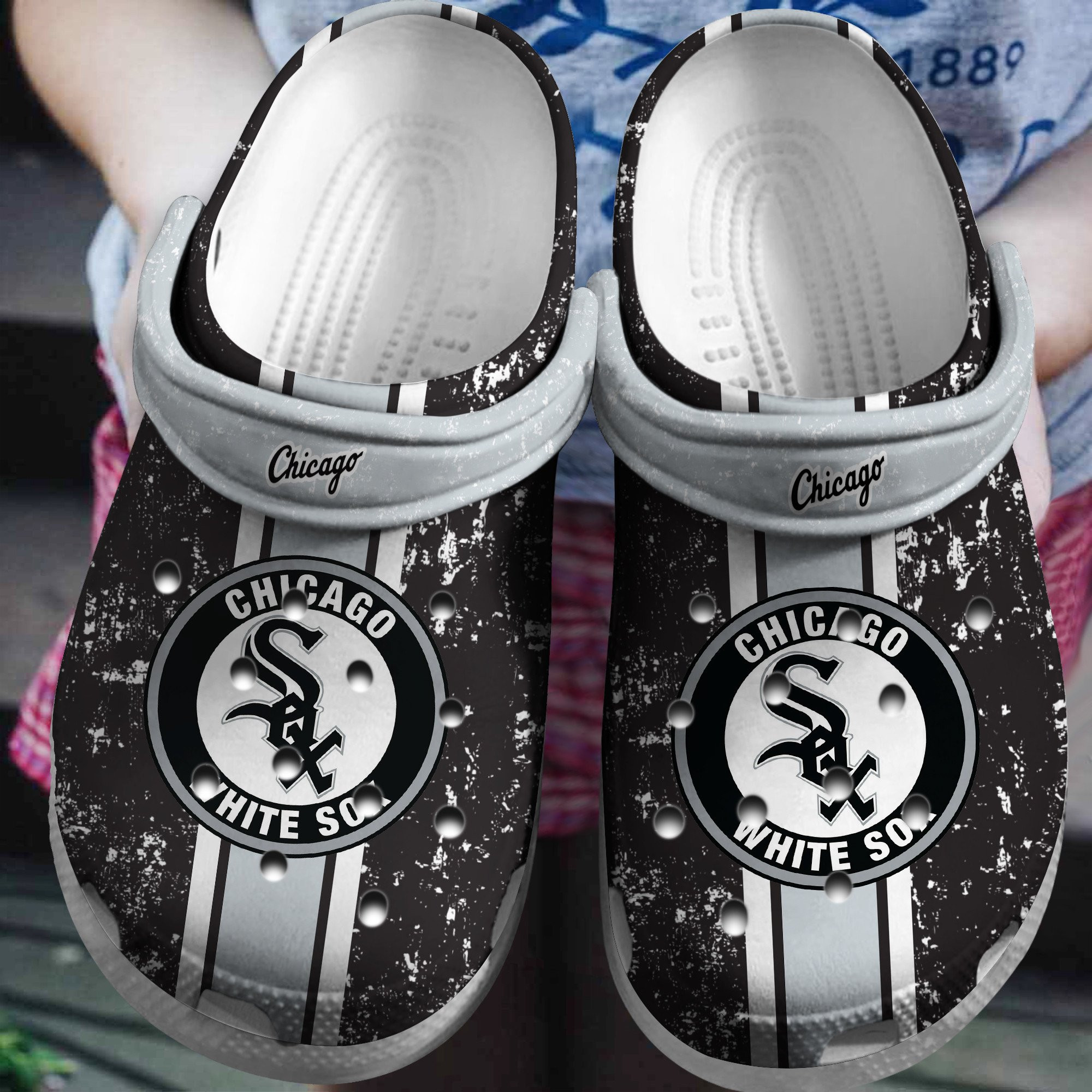 Hot Mlb Team Chicago White Sox Crocs Clog Shoesshoes Trusted Shopping Online In The World