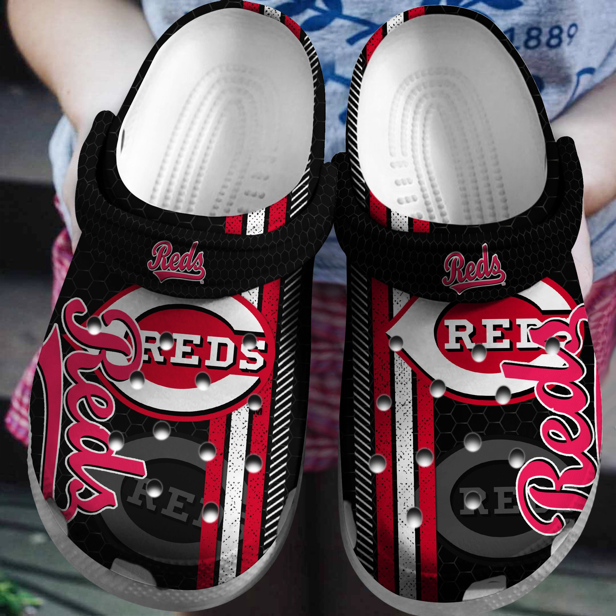 Hot Mlb Team Cincinnati Reds Crocs Clog Shoesshoes Trusted Shopping Online In The World