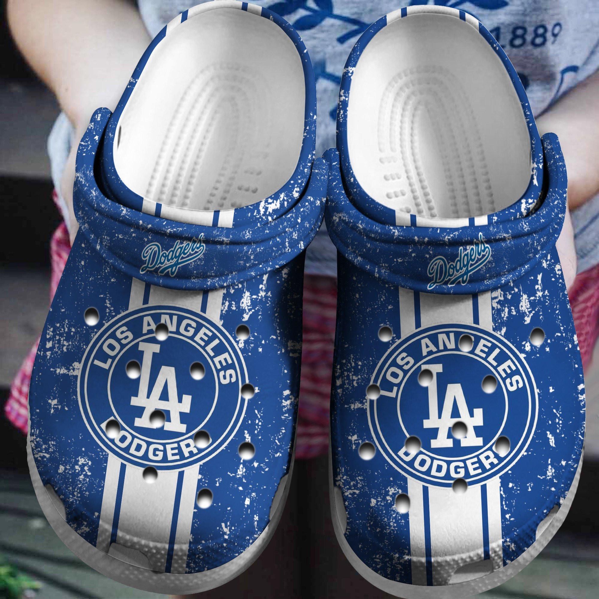 Hot Mlb Team Los Angeles Dodgers Crocs Clog Shoesshoes