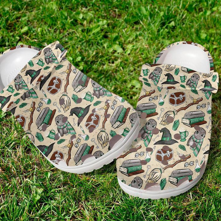 Hrpt Collection Pattern Crocs Classic Clogs Shoes