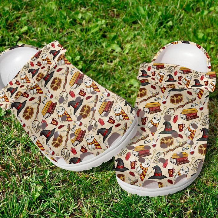 Hrpt Collection Pattern Crocs Classic Clogs Shoes