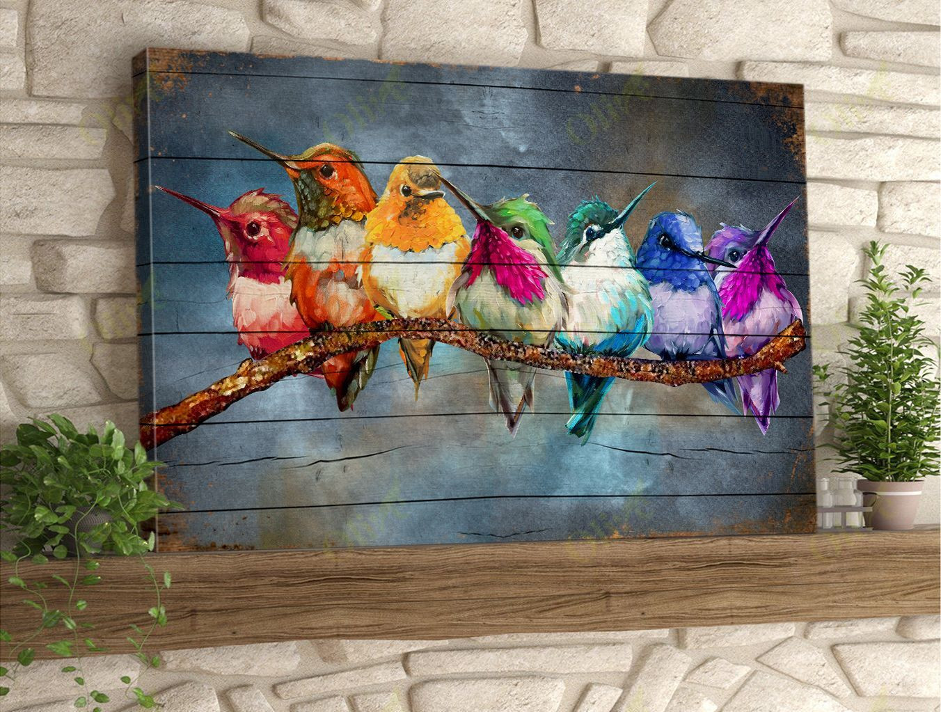 Hummingbird - Everyday Is A New Beginning Poster And Canvas Art Wall Decor