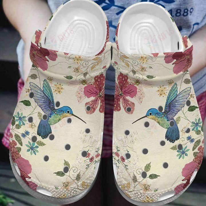 Hummingbird Gorgeous Hummingbird Crocs Classic Clogs Shoes PANCR0463