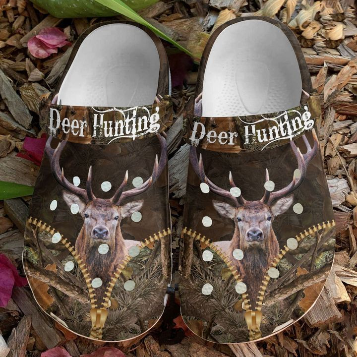 Hunting Deer Crocs Classic Clogs Shoes