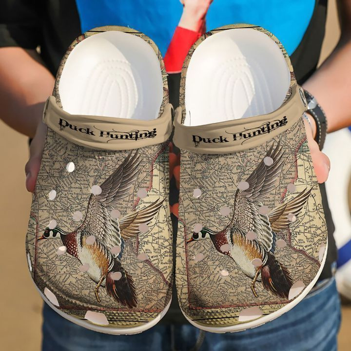 Hunting Duck 3 Crocs Classic Clogs Shoes