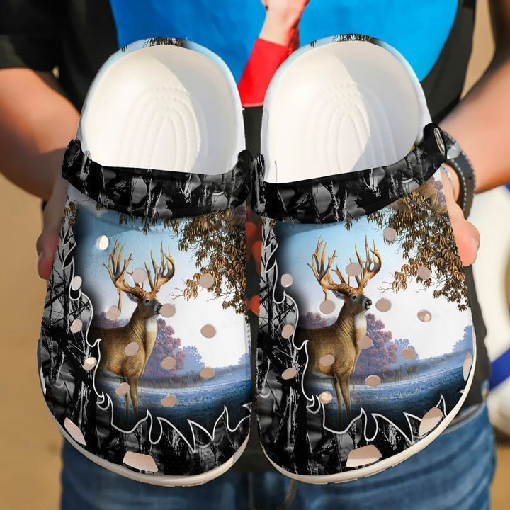 Hunting Impressive Deer Crocs Clog Shoes