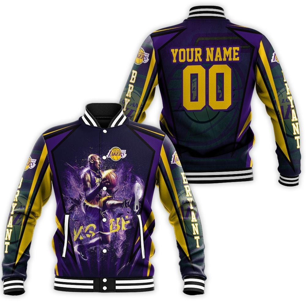 In Memories Kobe Bryant Los Angeles Lakers Personalized Baseball Jacket for Men Women