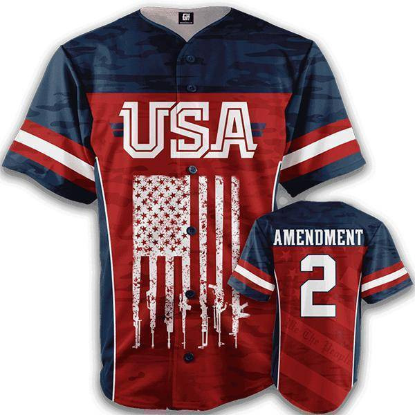 Independence Day Usa America Flag Custom Personalized Number Baseball Jersey kv, Unisex Jersey Shirt for Men Women